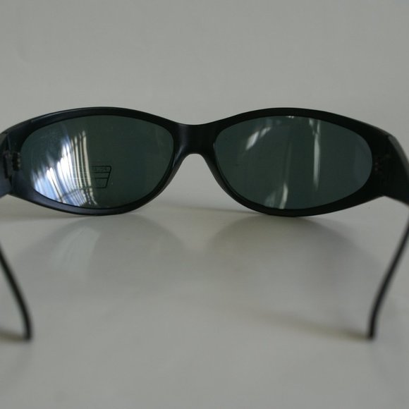 NWT Vintage 90's PC Rectangle Sport Wrap Polarized Sunglasses (M.Black) - Picture 4 of 5